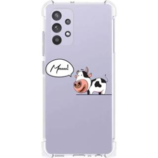 👉 Bumper hoesje Samsung Galaxy A32 4G | 5G Enterprise Editie Stevig Cow 8720632390547