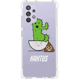 👉 Bumper hoesje Samsung Galaxy A13 (4G) Stevig Cactus Poo 8720632207340