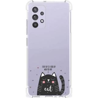 👉 Bumper hoesje Samsung Galaxy A32 4G | 5G Enterprise Editie Stevig Cat Good Day 8720632194497