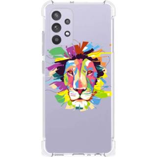 👉 Bumper hoesje Samsung Galaxy A32 4G | 5G Enterprise Editie Stevig Lion Color 8720632148353