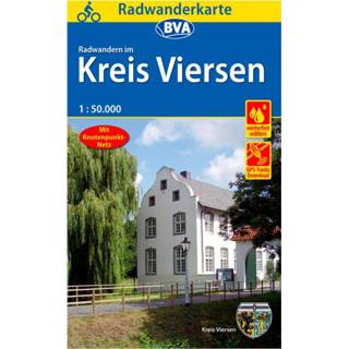 Fietskaart BVA Bikemedia - Radwanderkarte Radwandern Im Kreis Viersen 8. Auflage 2019 9783870739294