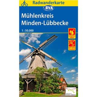 Fietskaart BVA Bikemedia - Radwandern Im Mühlenkreis Minden-Lübbecke 6. Auflage 2018 9783870738518