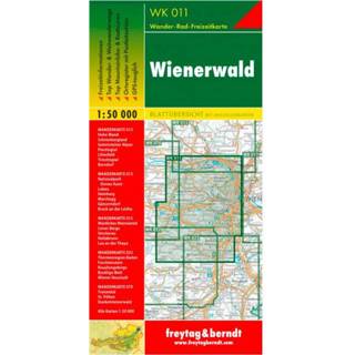 👉 Wandelkaart Freytag & Berndt - Wk 011 Wienerwald Auflage 2021 9783850847070