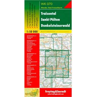 👉 Wandelkaart Freytag & Berndt - Wk 070 Traisental St. Pölten Dunkelsteinerwald Auflage 2021 9783707916713