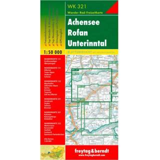 👉 Wandelkaart Freytag & Berndt - Wk 321 Achensee Rofan Unterinntal Auflage 2021 9783850847575