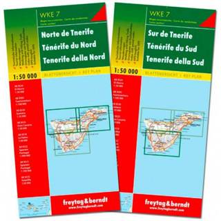 👉 Wandelkaart Freytag & Berndt - Wke 7 Teneriffa Nord Und Süd, Wanderkarten Set Auflage 2021 9783707917635