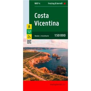 👉 Wandelkaart Freytag & Berndt - Wkp 4 Costa Vicentina, Wanderkarte 1:50.000 Auflage 2021 9783707918434