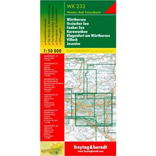 👉 Wandelkaart Freytag & Berndt - Wörthr-Ossiachr-Faakr-Karawnkn-KlagenfrtWörthersee Auflage 2021 9783850847339