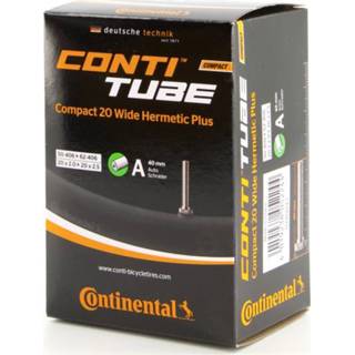 👉 Binnenband zwart Continental - Compact Tube Wide Hermetic Plus 20'(50/62-406) voor fiets maat 20'' x 1,9'' 2,5'' 50-406 62-406, 4019238052244