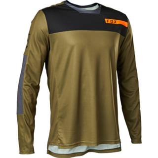 👉 Fietsshirt XL active wielershirt mannen FOX met lange mouwen Defend Moth bikeshirt, voor heren, Maat XL, Wiel