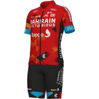 👉 Fietsshirt active kinderen BAHRAIN - VICTORIOUS 2022 Kinderset (fietsshirt + fietsbroek) 4260761693583