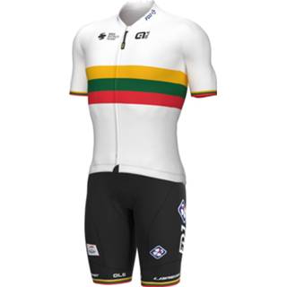 👉 Fietsshirt active fietskleding GROUPAMA-FDJ Litouwse kampioen 2022 Set (fietsshirt + fietsbroek) (2 artikel 4260761693347