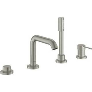 👉 Baduitloop supersteel Grohe Essence afwerkingsset viergats badrandcombinatie voorgemonteerde eengreepsmengbedienelement omstelling baddouche handdouche doucheslang 2000 mm en slangdoorvoer 25251DC1 4005176711862