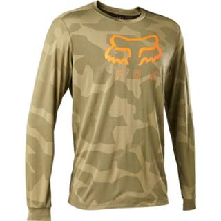 Fietsshirt l active mannen FOX met lange mouwen Ranger Tru Dri bikeshirt, voor heren, Maat L, Fi