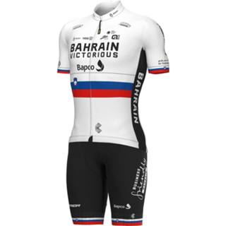 👉 Fietsshirt active fietskleding (fietsshirt + fietsbroek) BAHRAIN - VICTORIOUS Sloveense kampioen 2022 Set (2 st 4260761693514