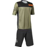 👉 Fietsshirt active mannen FOX Defend Moth Set (fietsshirt + fietsbroek) (2 artikelen), voor heren 4260761695730