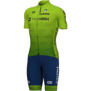 👉 Fietsshirt active fietskleding SLOVEENS NATIONAAL TEAM 2022 Set (fietsshirt + fietsbroek) (2 artikelen), vo 4260761693392