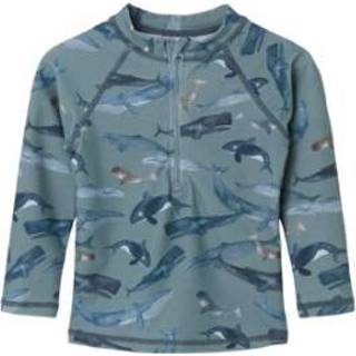 👉 Zwemshirt donkergroen mengweefsel babymode jongens groen Name it UV-beschermend Nmmzabri Hedge Green 5715216676608