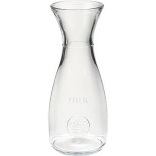 Karaf transparant glas Karaf/schenkkan 1 liter van met uitlopende hals