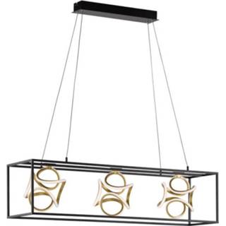 👉 Design hanglamp zwart goud active Fischer&Honsel Gesa met 60404 4001133604048