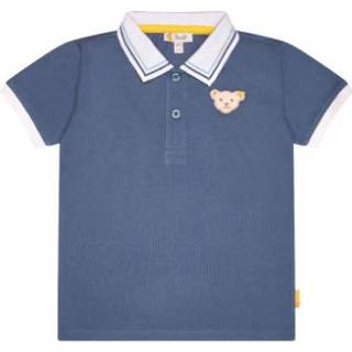 Polo shirt blauw jongens Steiff Poloshirt Maan light 4059991497203