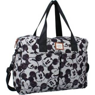 👉 Luiertas grijs meisjes Kidzroom Mickey Mouse Cuddle 's All Day Grey 8712645288393