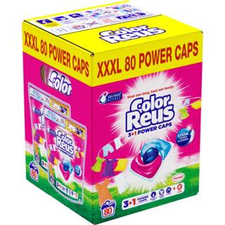 👉 Witte active Reus Wasmiddelcapsules 3+1 Power Caps Kleur 80 stuks 5410091763947