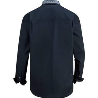 👉 Overhemd marine contrastkleurige afwerking BABISTA 4055708494558