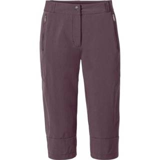 Vaude - Women's Farley Stretch Capri III - Trekkingbroek maat 46, purper