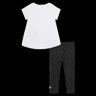 👉 Babysetje zwart vrouwen jeugd baby's Nike Babyset met T-shirt en legging (12-24 maanden) - 195870645380 195870645403 195870645397