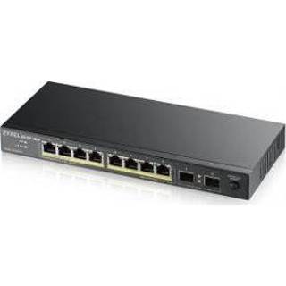👉 Zwart Zyxel GS1100-10HP v2 Unmanaged Gigabit Ethernet (10/100/1000) Power over (PoE) 4718937621187