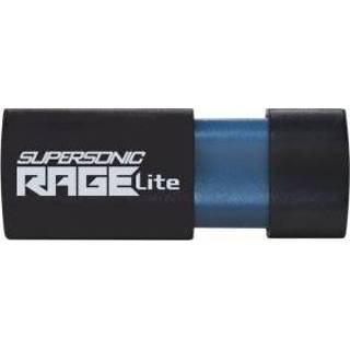 👉 Flash drive zwart Patriot Memory Supersonic Rage Lite USB 32 GB Type-A 3.2 Gen 1 (3.1 1) Zwart, Bl 814914028940