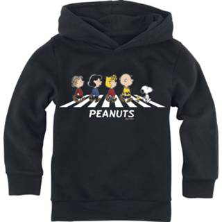 Trui zwart unisex kinderen Peanuts - Kids Gang met capuchon 4250979841920