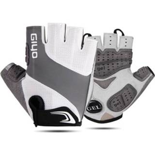 👉 Glove grijs XL active GIYO S-10 Bicycle Riding Breathable Half Finger Gloves, Size: XL(Gray)