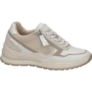 👉 Lage sneakers kunstleder vrouwen beige Tamaris 8720251463103 872025146311