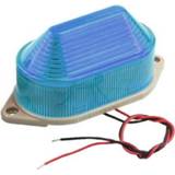 Waarschuwingslamp blauw active DC24V Led Mini Strobe Signaal Waarschuwingslampje Stil (blauw)