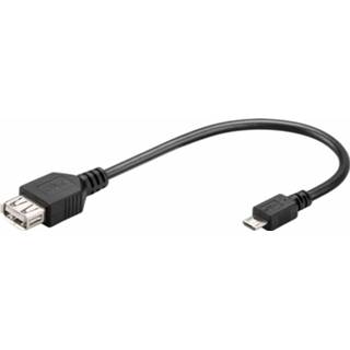Oplaadkabel active USB Micro-B / A OTG High-Speed Adapter voor Aansluiting
