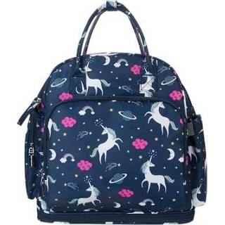 👉 Rugzak blauwe l active baby's FT-A005 grote capaciteit mama baby reistas, maat: (blauwe eenhoorn)