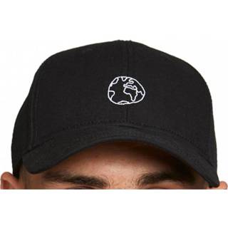 👉 Zwart bruin One Size uniseks DEDICATED - Sport Cap Globe Pet maat Size, zwart/bruin 7333125086127