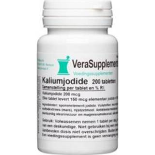 👉 Active VeraSupplements Kaliumjodide 200 tabletten 8718347350734