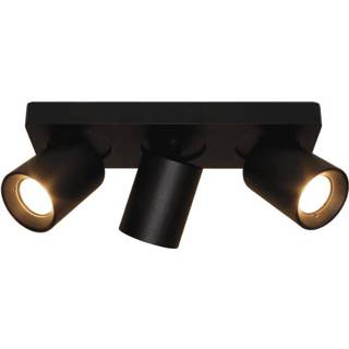 👉 Opbouwspot zwart active Artdelight 3-lichts Megano PL MEGANO3 ZW 8719831735617