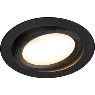 👉 Inbouwspot zwart active SLV - verlichting Led Oculus 10,5w 12cm 1004668 4024163248181