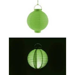 Lampion groene papier active Mooie 20cm 8712364856002