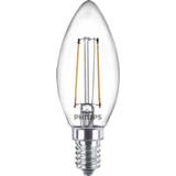 👉 Kaars wit warm RVS e Philips Filament LED Lamp E14 25W 250Lm 8718699782030