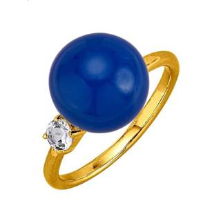 👉 Damesring blauw zilver vrouwen van verguld 4055709044813 4055709044875