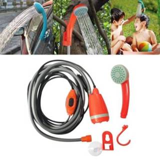 👉 Wasmachine oranje active 12V draagbare buiten universele auto elektrische douchesproeier (oranje)
