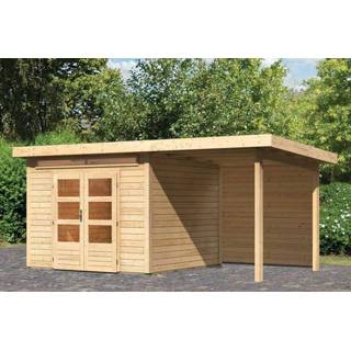 👉 Tuinhuisje Woodfeeling | Tuinhuis Kandern 6 met Overkapping 2,6 en Achterwand Onbehandeld 4010090092362