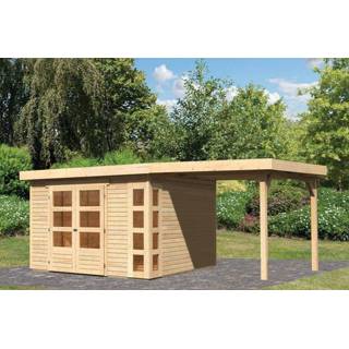 👉 Tuinhuisje Woodfeeling | Tuinhuis Kerko 6 met Overkapping 2,4 Onbehandeld 4010090093826