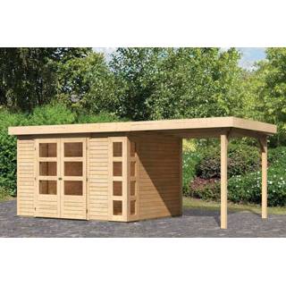 👉 Tuinhuisje Woodfeeling | Tuinhuis Kerko 5 met Overkapping 2,4 Onbehandeld 4010090091938