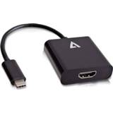 👉 Zwart V7 V7UCHDMI-BLK-1E USB C HDMI kabeladapter/verloopstukje